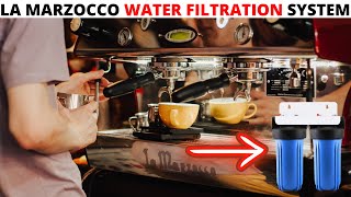 PLUMBING La Marzocco Expresso Machine 2 Stage Water Filtration System InstallationReplacement [upl. by Barbuto666]