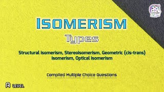 Isomerism and Its types  Structural Stereoisomerism Geometric CisTrans Optical Isomerism [upl. by Ydnim764]