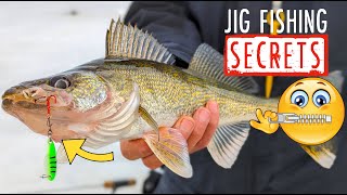 SECRET Ice Fishing TIPS to Catch More WALLEYES [upl. by Nyladgam]