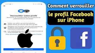 Comment verrouiller le profil Facebook sur iPhone 2024 [upl. by Hess]