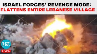 Live Israeli Forces Unleash Revenge Attacks  Carpet Bombing Blows Up Entire Village in Lebanon [upl. by Kegan]