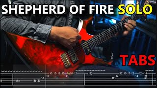 AVENGED SEVENFOLD  Shepherd of Fire solo free tabs [upl. by Bronder]