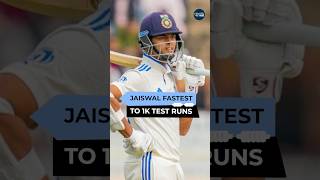 Yashasvi Jaiswal Becomes Fastest Indian Batter To Score 1000 Test Runs In India  shorts jaiswal [upl. by Tilney486]