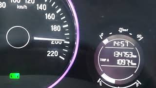 honda hrv top speed 215kmh [upl. by Tandy]