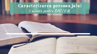 Modalități de caracterizare a personajului UN ȘABLON SIMPLU cl a XIIa și a VIIIaS2 [upl. by Feledy]