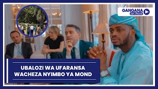 UBALOZI WA UFARANSA UMEPENDEZWA NA NYIMBO YA DIAMOND KOMASAVAWAPOST VIDEO WAKIICHEZA KOMASAVA [upl. by Aynor401]