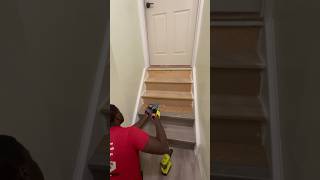 How to install vinyl flooring on stair  step by step for beginner Full video on the channel ￼ [upl. by Attennod472]