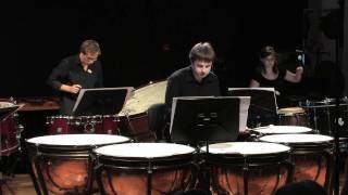 Iannis Xenakis  Idmen B for percussion ensemble III [upl. by Kellie346]