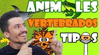 Los ANIMALES VERTEBRADOS para niños de primaria [upl. by Leid]