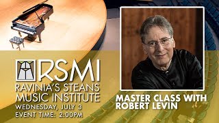 Robert Levin Master Class Ravinias Steans Music Institute 2019 [upl. by Okun271]