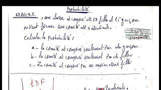 Lanalyse combinatoire et le calcul des probabilités  deux exercices corrigés  probabilité S2 [upl. by Servetnick266]