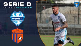 NUOVA SONDRIO  OSPITALETTO  Serie D Girone B  Giornata 6 [upl. by Brackett603]