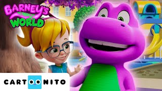 Clean Up 💜 Meet Barney  Barneys World  cartoonito [upl. by Yemiaj671]