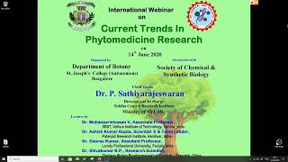 Phytomedicine International Webinar Paper Presentations amp Valedictory Speach [upl. by Nessej]