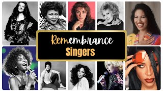 Honoring Legendary Female Singers Who Passed Away  A Tribute In Memoriam  YouTube Music [upl. by Nodrog9]