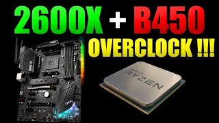 OVERCLOCK del 2600X su B450 [upl. by Hollah951]