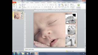 Create a Photo Collage in PowerPoint [upl. by Darsey]