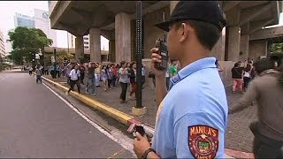 Massive earthquake drill in Philippines [upl. by Neerahs]