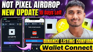 Not Pixel Daily PX Trick  NotPixel Withdrawal  Not Pixel New Update  NotPixel Wallet Connect [upl. by Charita623]