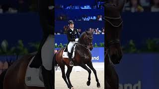 Ingrid Klimke and Franziskus 🤩 trending fypシ tiktokaudios dressage fyp shorts [upl. by Anwahsed]