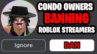 Roblox Condo Owner Is Banning Roblox Twitch Streamers  Roblox Drama amp News  Ruben Sim Cries [upl. by Seugirdor]