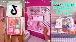 Satisfying packing orders ✨ ASMR style ✨ TikTok compilation 4 asmr packingorders smallbusiness [upl. by Ydnahs]