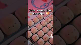 AKKO bread bun keycaps 🍞 akko keyboard keycap cute setup gamergirl [upl. by Leahkim477]