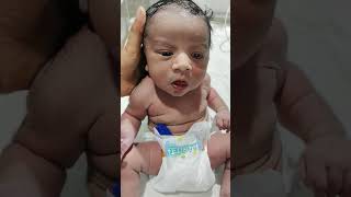 New born baby after birth cutebaby littleprince godblessyou viralvideo [upl. by Irac]