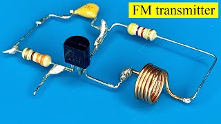 1km fm transmitter circuit diagram [upl. by Aihtyc]