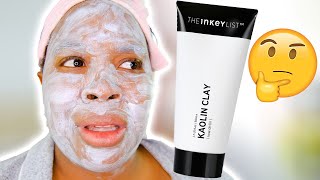 I tried THE INKEY LIST Kaolin Face Mask THE INKEY LIST Kaolin Face Mask DEMO and Review [upl. by Owen]