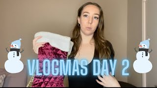 VLOGMAS DAY 2 Shopping for stockings [upl. by Longmire]