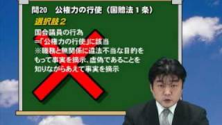 【行政書士過去問】平成20年問20公権力の行使（国賠法１条 [upl. by Delora]