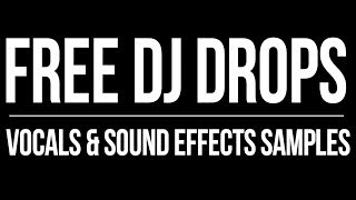 FREE DJ DROPS SAMPLES  DJ Drops 247  Brandon Futch  Sound Effects  Voice Over [upl. by Lavina679]