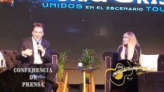 Yuri y Cristian Castro en Conferencia de Prensa [upl. by Macknair]