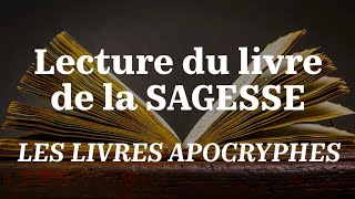 SAGESSE Bible en Français Courant  Apocryphes [upl. by Prakash]