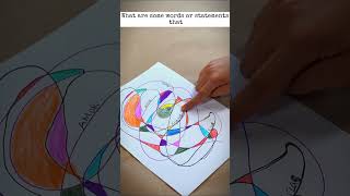 Squiggly Lines Art Project  Art As Wellness [upl. by Normi]