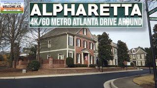 Alpharetta is beautiful  Driving around Atlanta [upl. by Eiramrefinnej]