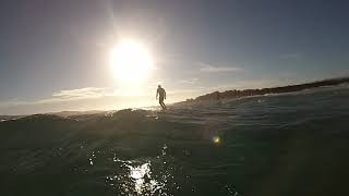 Foil Surfing Swansea Channel 131118 [upl. by Rudolfo]