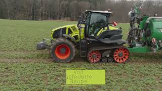 CLAAS AXION 960 TT mit SAMSON PG II GENESIS  TSB 2 [upl. by Ahseet794]