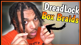 How To Box Braid NEW  On HIGHTOP DREADS  BEST WAY 👀 [upl. by Jamesy91]