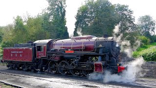 USATC S160 2253 Omaha  Severn Valley Railway  Autumn Steam Gala 2023 Part 1 [upl. by Ramirolg]