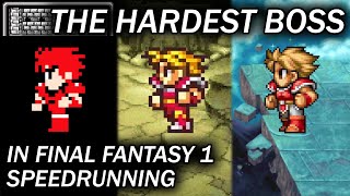 The Hardest Bosses in Final Fantasy 1 Speedrunning [upl. by Anilah]