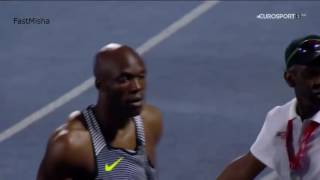 341 Wayde van Niekerk vs LaShawn Merritt 300m Jamaica Racers Grand Prix 2016 HD [upl. by Morgen]