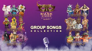 Group Songs Collection  The Mask Singer Myanmar  Season2 [upl. by Silver356]