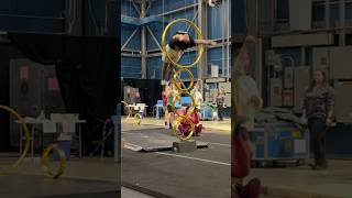 CIRQUE DU SOLEIL TWAS BACKFLIPS Best Show Hoop Diving Gymnastics Training Parkour Circus Stunts [upl. by Tahp167]