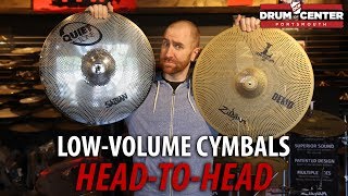 Low Volume Cymbals  Sabian Quiet Tone vs Zildjian L80 [upl. by Dygert177]