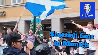 Scottish Fans in Munich🔥 EURO2024 [upl. by Fritzsche]