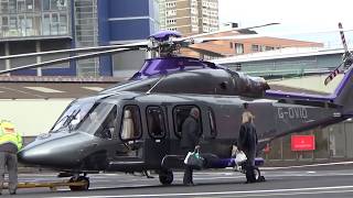 AW139 GDVIO  London Battersea Heliport [upl. by Hsiri]