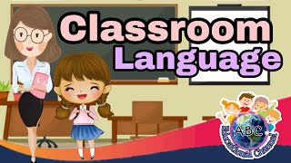 Classroom LanguageVocabulary For KidsEducational ChannelESL [upl. by Aohsoj342]