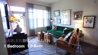 Gables Brookhaven 1 Bedroom Walkthrough [upl. by Ecnaled]